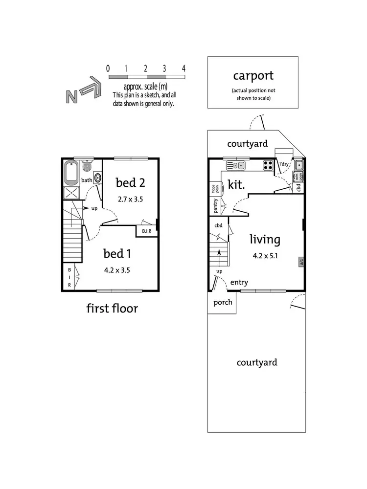 Floorplan of Homely unit listing, 2/6 Russell Street, Nunawading VIC 3131