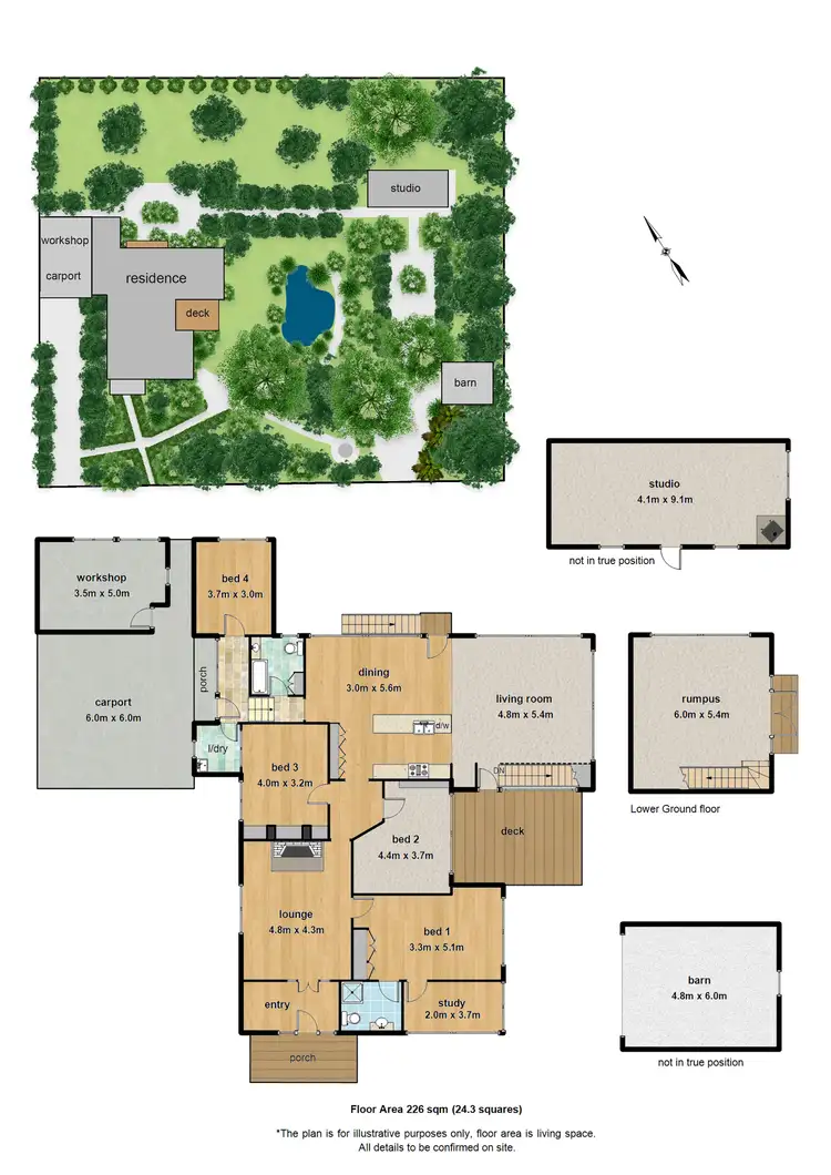 Floorplan of Homely house listing, 15 The Crescent, Sassafras VIC 3787