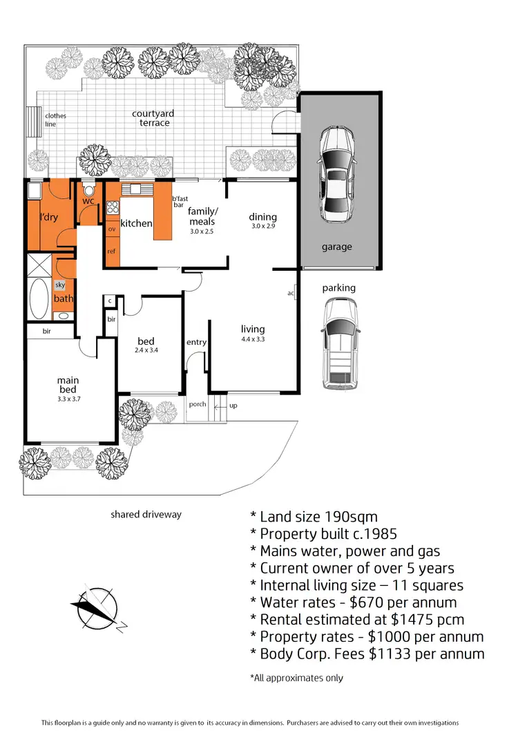 Floorplan of Homely unit listing, 12/42 Eramosa Road, Somerville VIC 3912