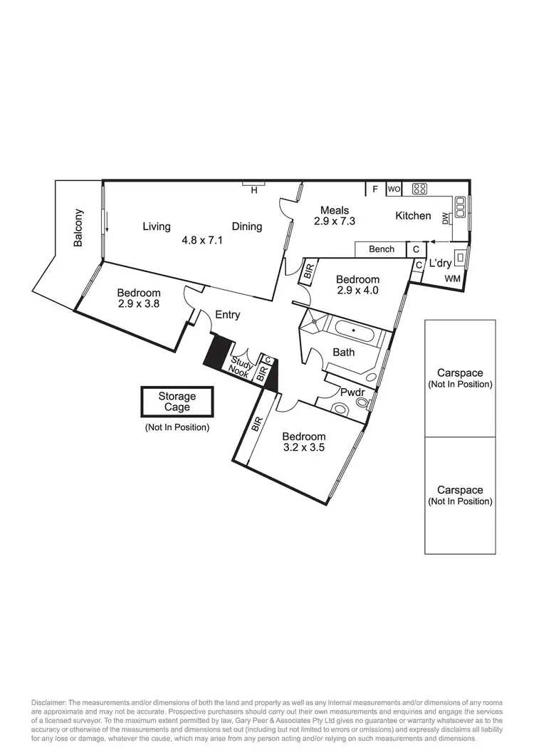 Floorplan of Homely apartment listing, 5/70 Orrong Crescent, Caulfield North VIC 3161