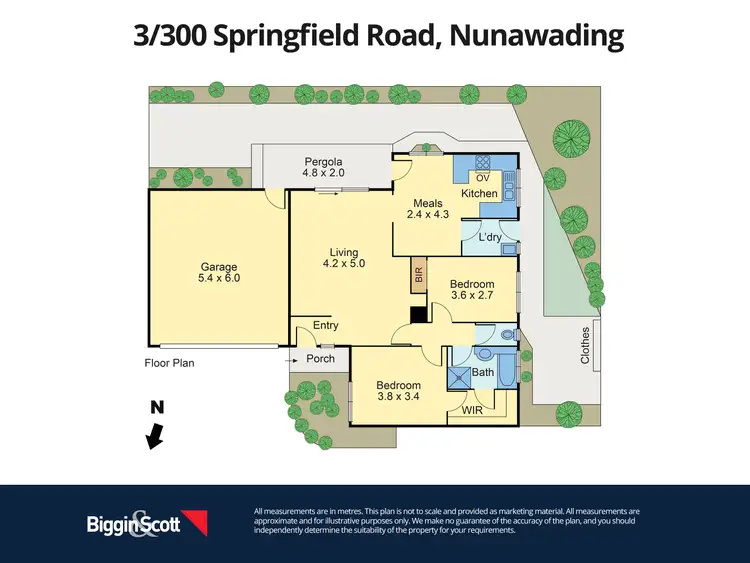 Floorplan of Homely unit listing, 3/300 Springfield Road, Nunawading VIC 3131