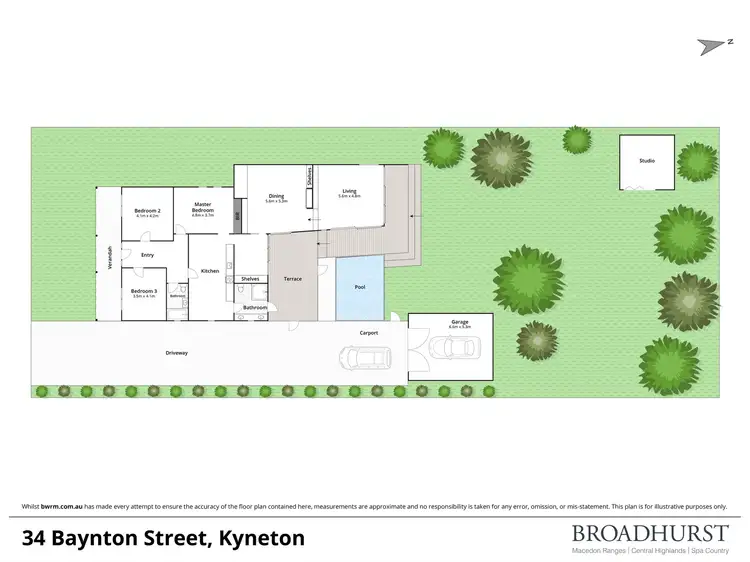 Floorplan of Homely house listing, 34 Baynton Street, Kyneton VIC 3444
