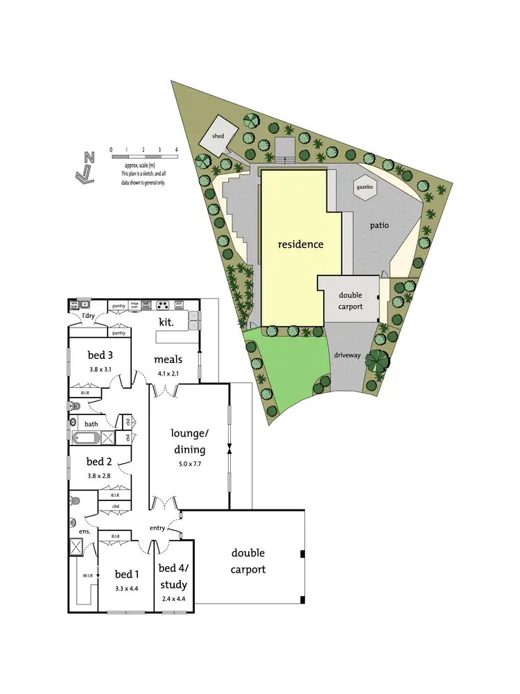 Floorplan of Homely house listing, 4 Libere Court, Doncaster VIC 3108