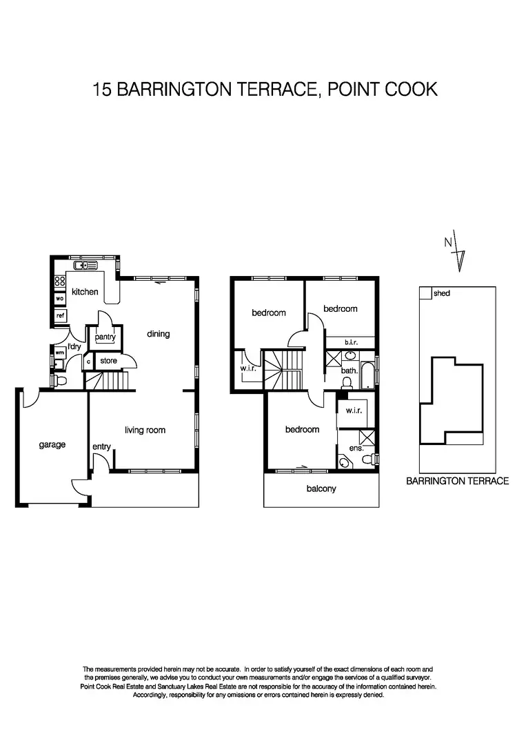 Floorplan of Homely house listing, 15 Barrington Terrace, Point Cook VIC 3030