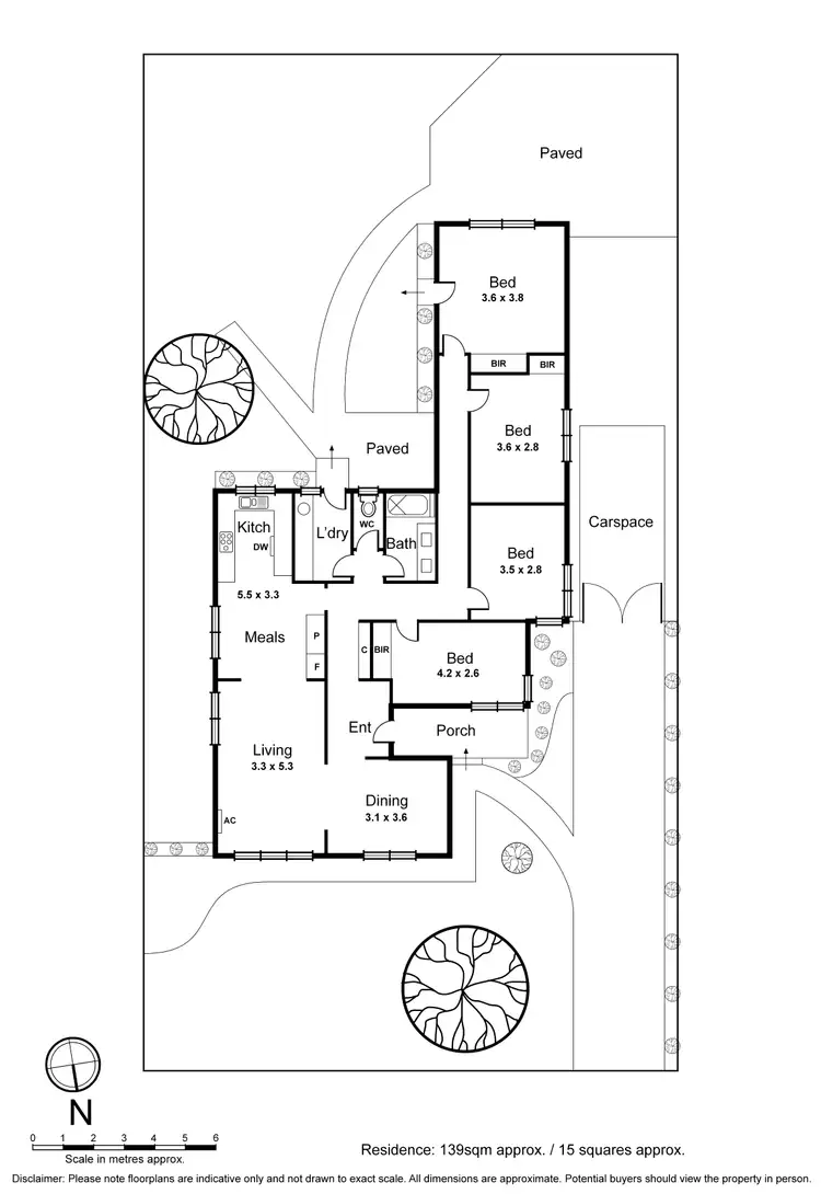 Floorplan of Homely house listing, 8 Coral Street, Frankston VIC 3199