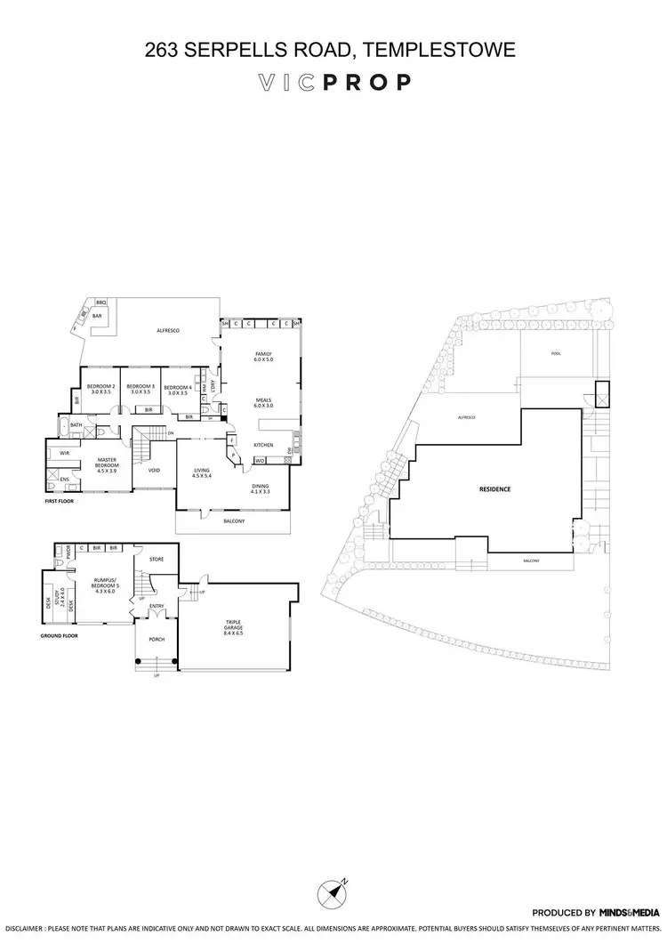 Floorplan of Homely house listing, 263 Serpells Road, Templestowe VIC 3106