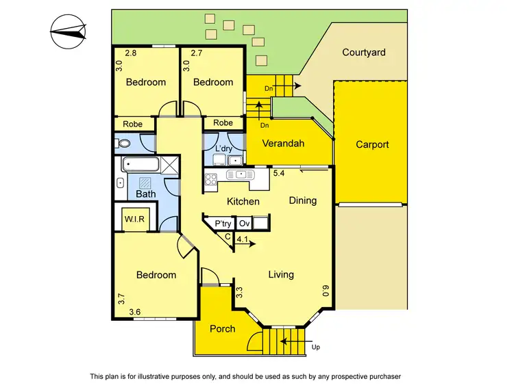 Floorplan of Homely unit listing, 2/92 Nell Street, Greensborough VIC 3088
