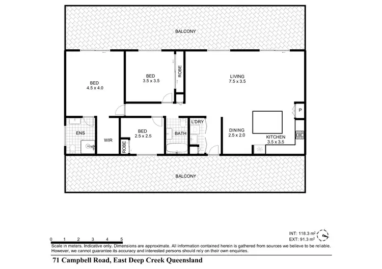 Floorplan of Homely house listing, 71 Campbell Road, East Deep Creek QLD 4570