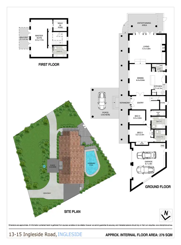Floorplan of Homely house listing, 13-15 Ingleside Road, Ingleside NSW 2101