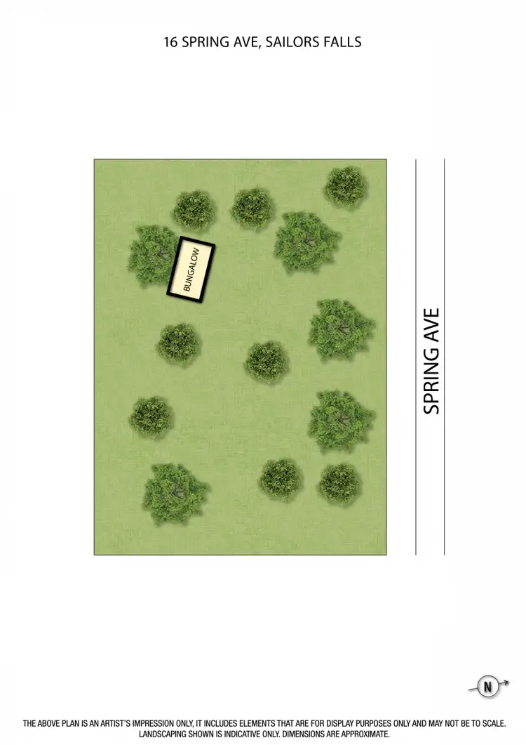 Floorplan of Homely land listing, 16 Spring Avenue, Sailors Falls VIC 3461