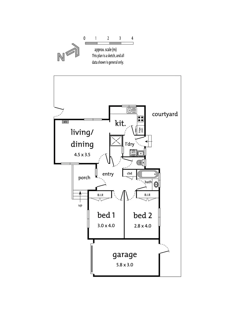 Floorplan of Homely unit listing, 3/21 Mitchell Street, Doncaster East VIC 3109