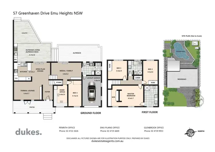 Floorplan of Homely house listing, 57 Greenhaven Drive, Emu Heights NSW 2750