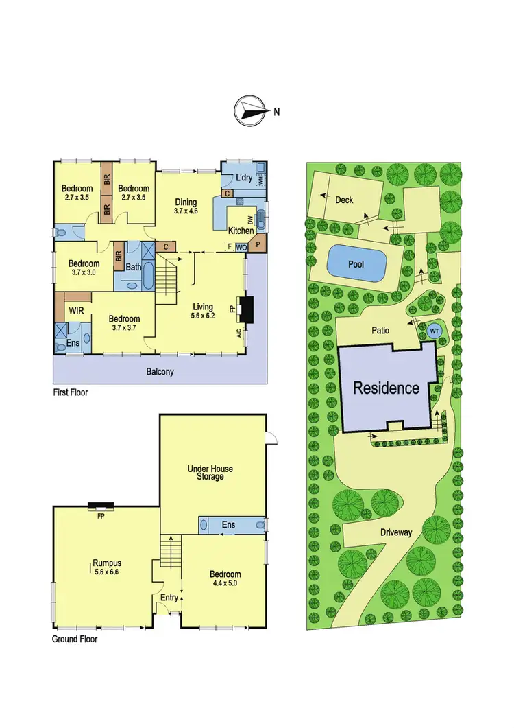 Floorplan of Homely house listing, 11 Dunstan Drive, Hurstbridge VIC 3099