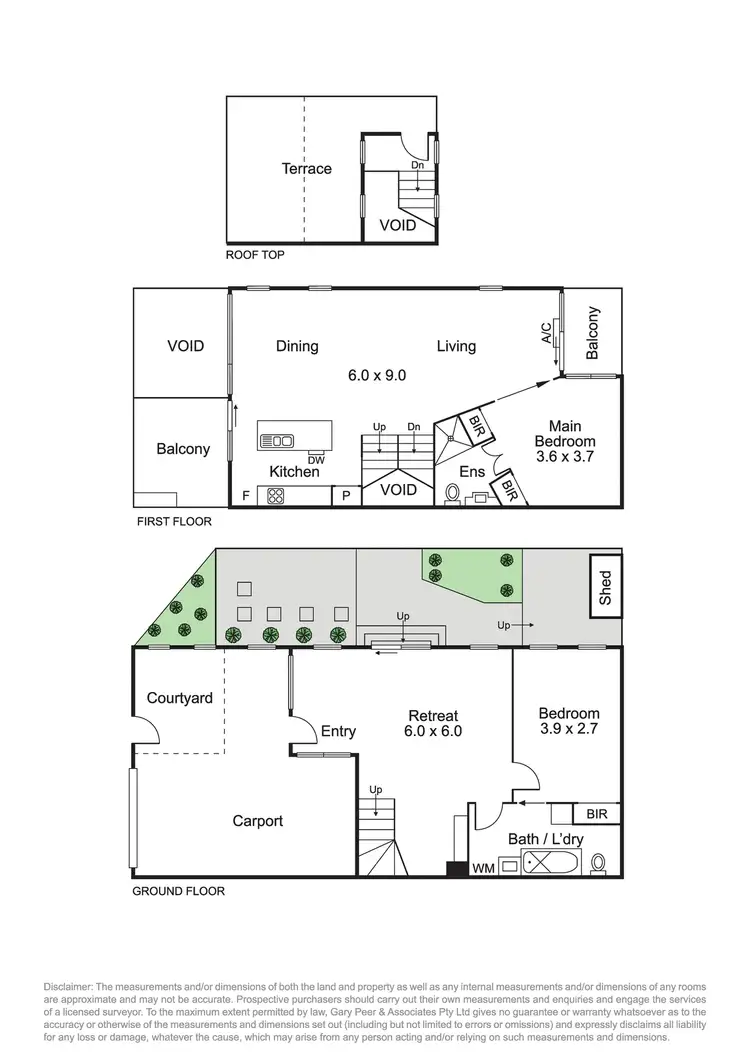 Floorplan of Homely townhouse listing, 11 Somerset Street, St Kilda VIC 3182