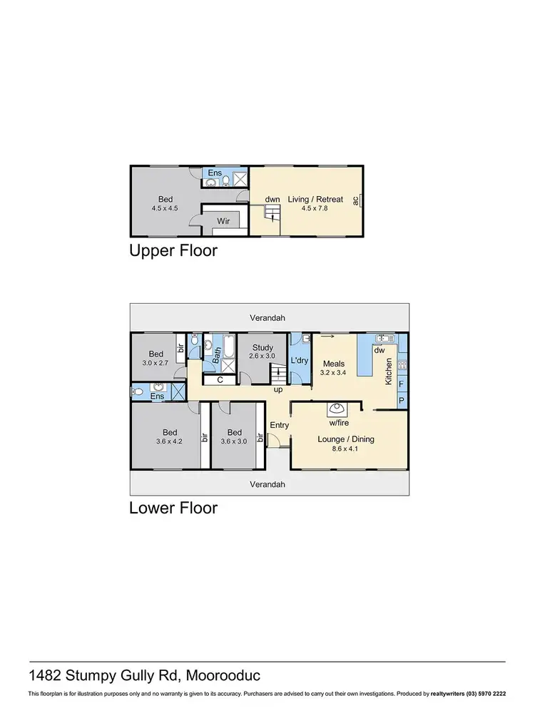 Floorplan of Homely rural property listing, 1482 Stumpy Gully Road, Moorooduc VIC 3933