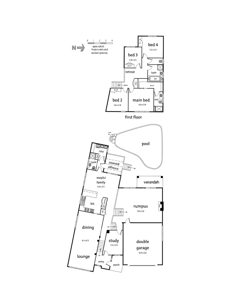 Floorplan of Homely house listing, 4 Peter Budge Avenue, Templestowe VIC 3106