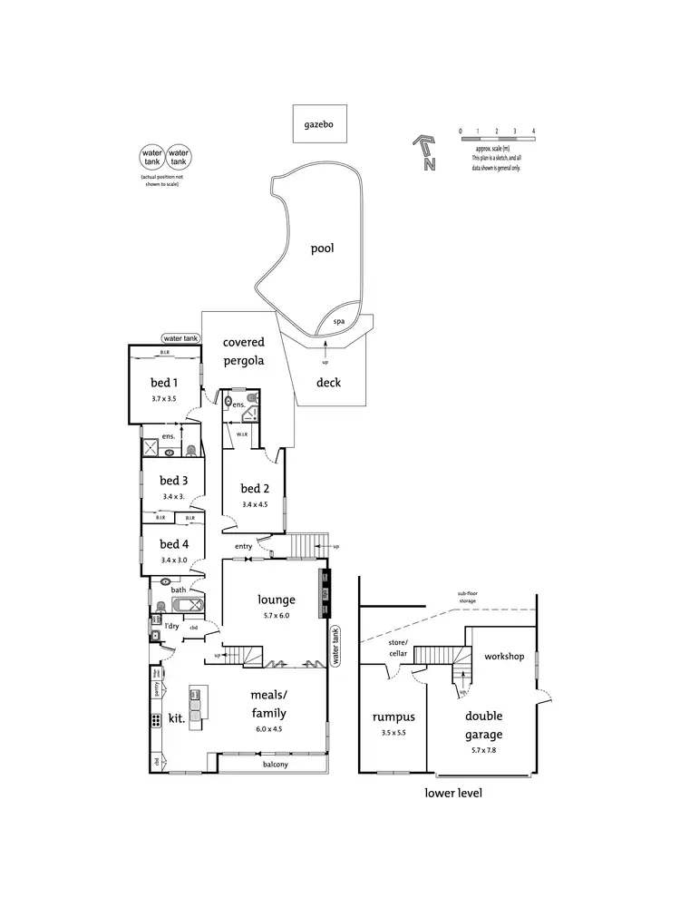 Floorplan of Homely house listing, 33 Anthony Avenue, Doncaster VIC 3108