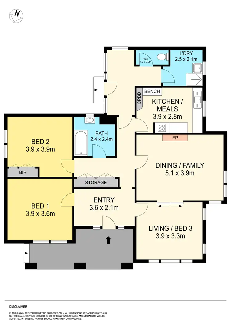 Floorplan of Homely house listing, 134A Victoria Street, Ballarat East VIC 3350
