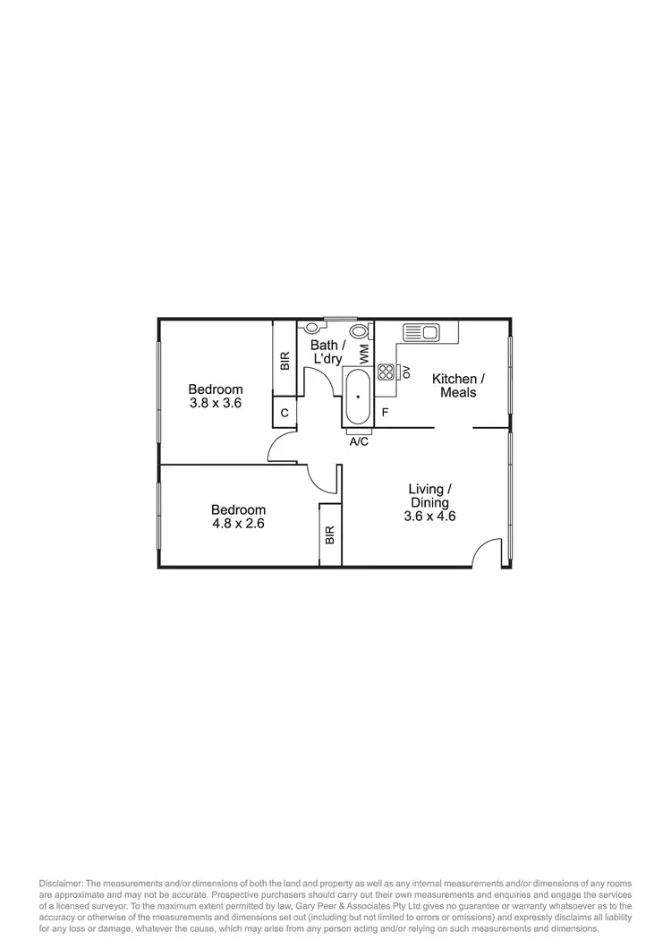 Floorplan of Homely apartment listing, 8/35 Dunoon Street, Murrumbeena VIC 3163