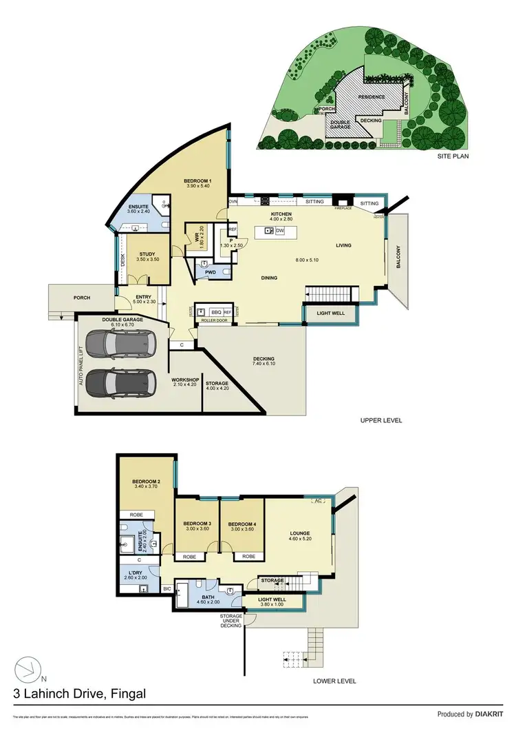 Floorplan of Homely house listing, 3 Lahinch Drive, Fingal VIC 3939