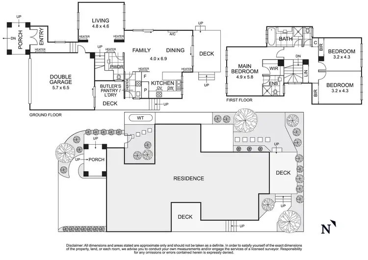 Floorplan of Homely townhouse listing, 3H Ashford Street, Templestowe Lower VIC 3107
