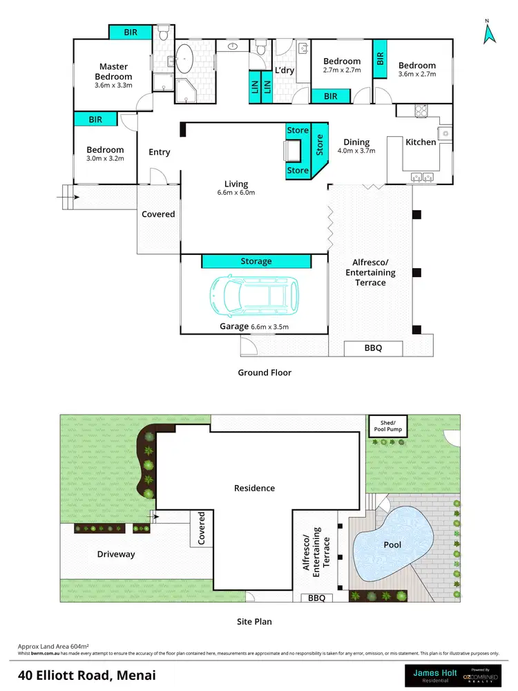 Floorplan of Homely house listing, 40 Elliott Road, Menai NSW 2234