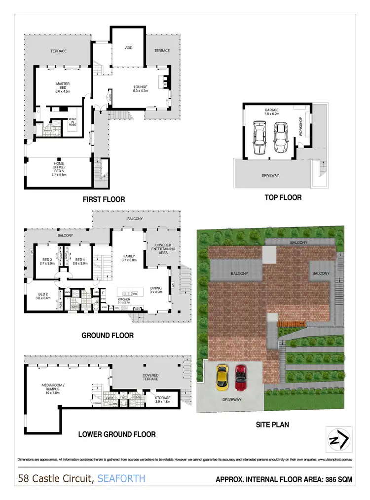 Floorplan of Homely house listing, 58 Castle Circuit, Seaforth NSW 2092