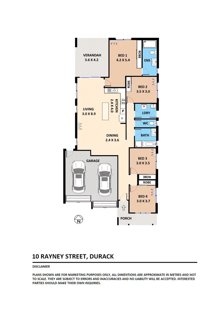 Floorplan of Homely house listing, 10 Rayney Street, Durack NT 830