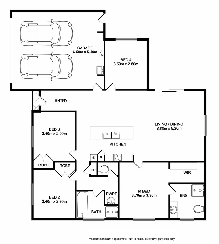 Floorplan of Homely house listing, 8 Orchard Grove, Beechworth VIC 3747