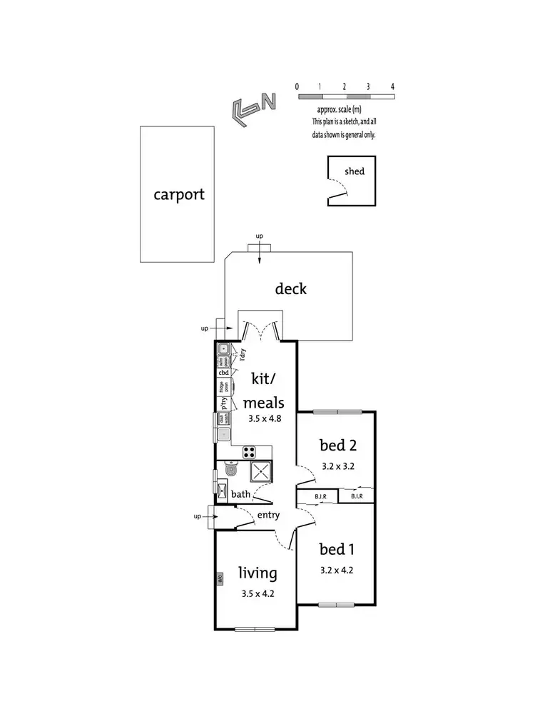 Floorplan of Homely house listing, 2/8 Damar Avenue, Boronia VIC 3155