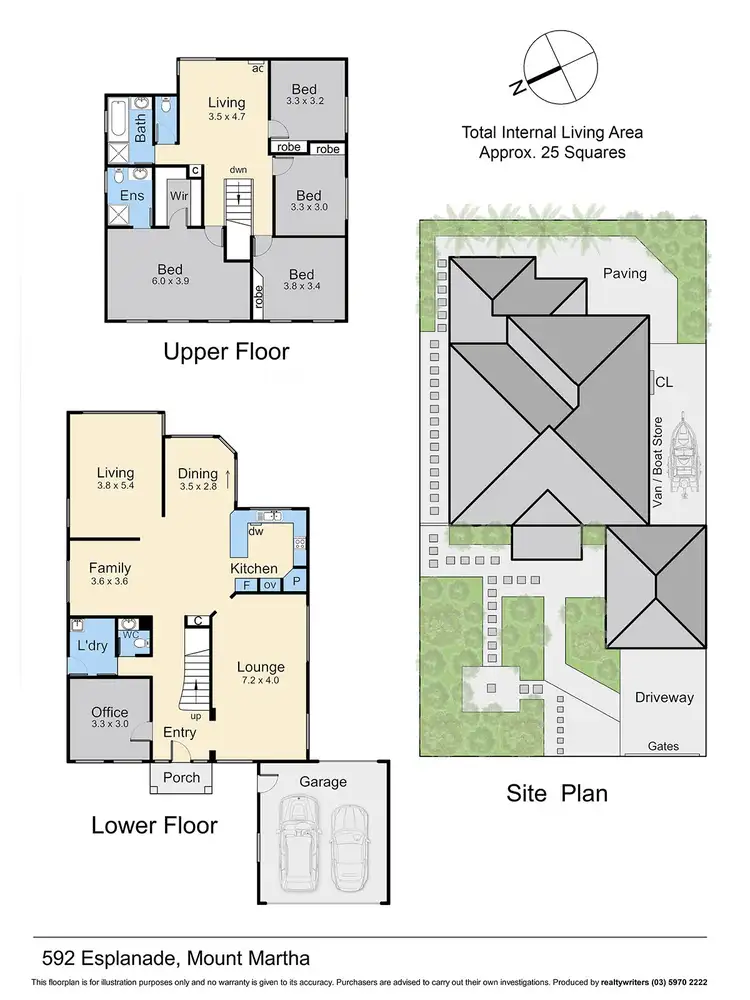 Floorplan of Homely house listing, 592 Esplanade, Mount Martha VIC 3934