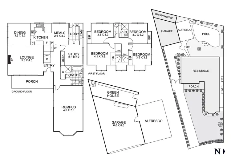 Floorplan of Homely house listing, 26 Allnutt Parade, Cheltenham VIC 3192