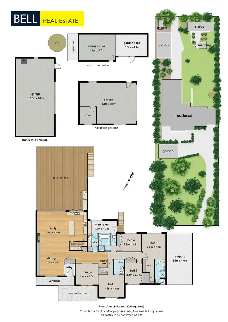 Floorplan of Homely house listing, 194 Queens Road, Silvan VIC 3795