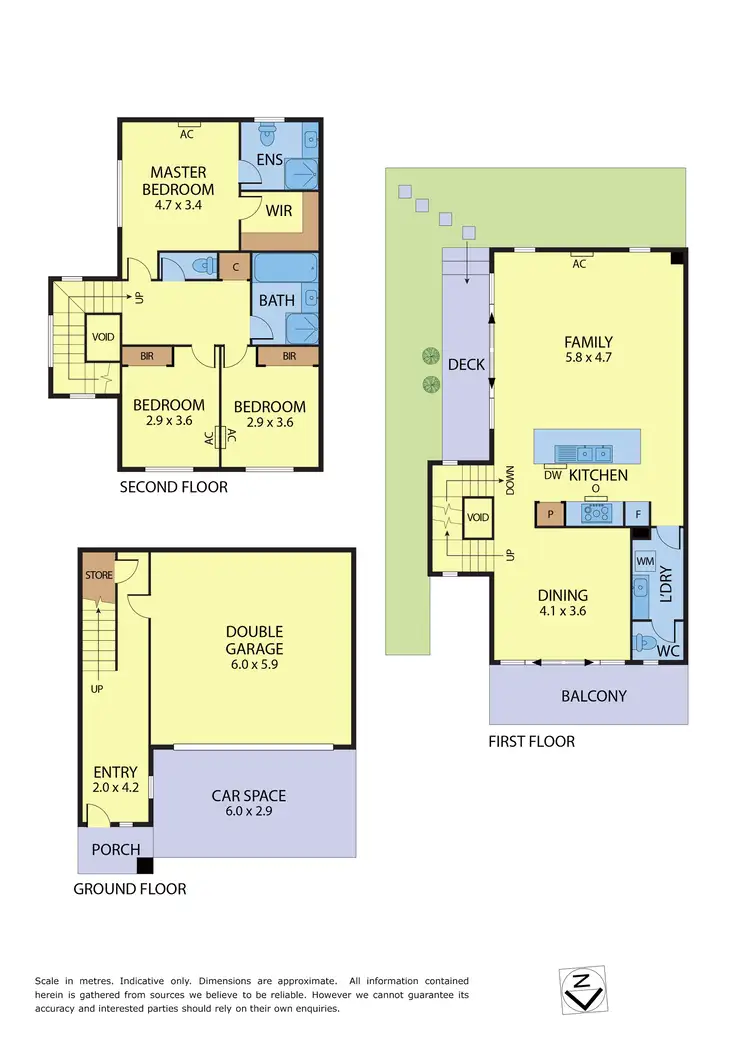 Floorplan of Homely townhouse listing, 50A Matisse Drive, Templestowe VIC 3106