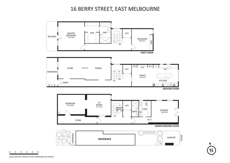 Floorplan of Homely terrace listing, 16 Berry Street, East Melbourne VIC 3002