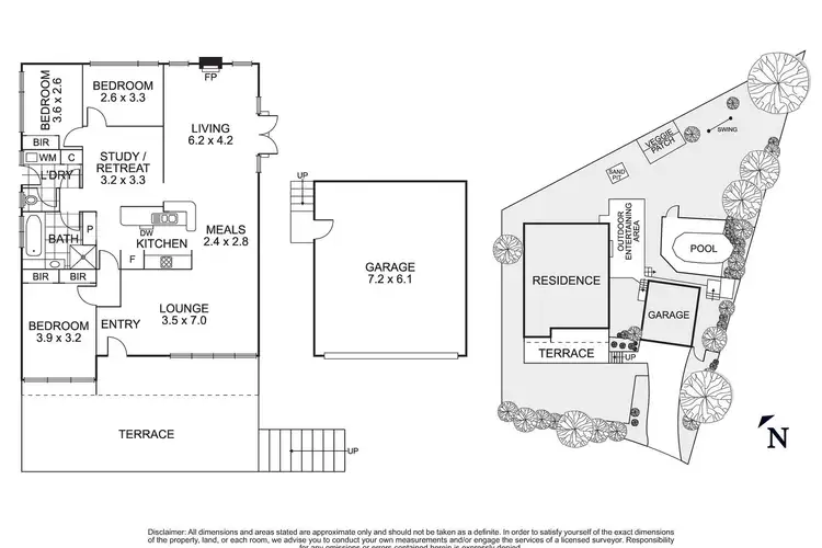 Floorplan of Homely house listing, 12 Stokes Place, Eltham VIC 3095