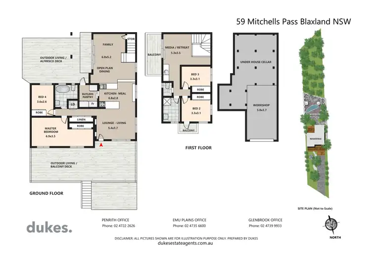 Floorplan of Homely house listing, 59 Mitchells Pass, Blaxland NSW 2774