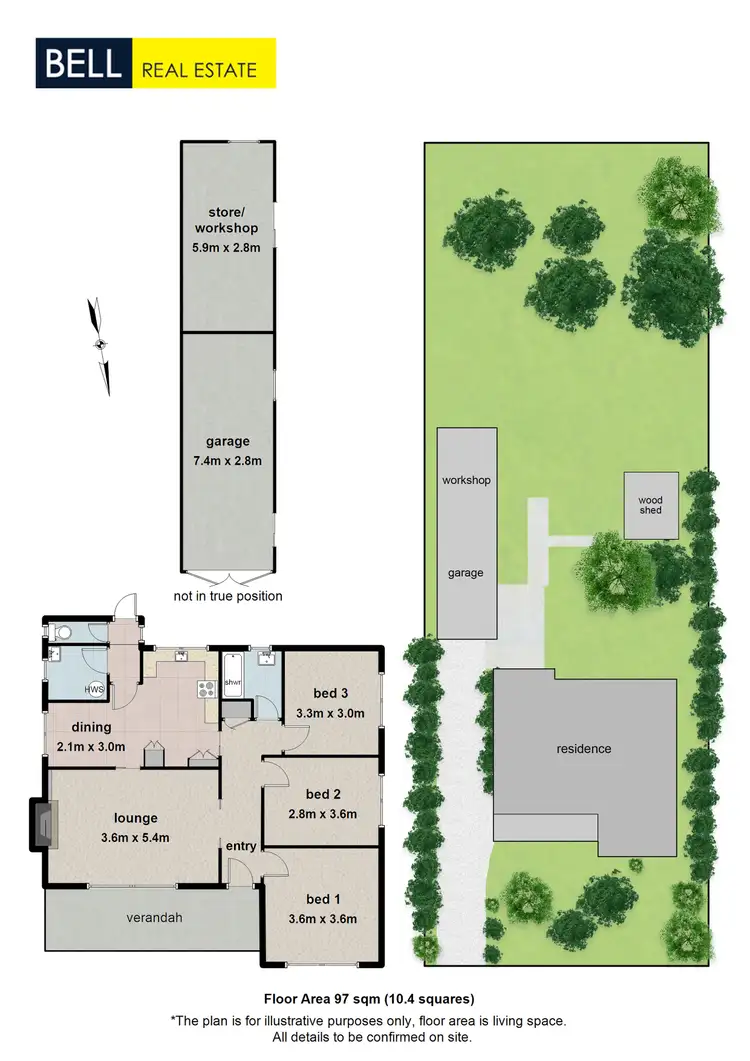 Floorplan of Homely house listing, 6 Warrabel Road, Ferntree Gully VIC 3156