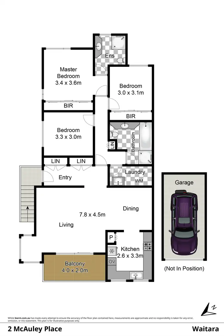 Floorplan of Homely retirement listing, 125/2 McAuley Place, Waitara NSW 2077