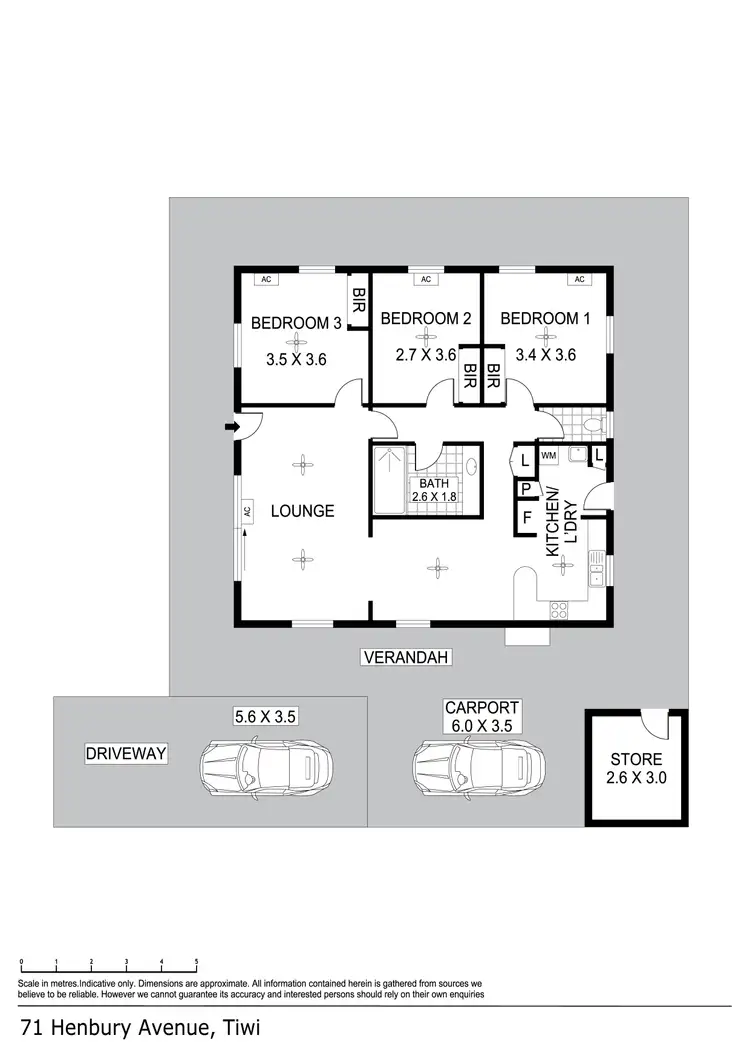 Floorplan of Homely house listing, 71 Henbury Avenue, Tiwi NT 810