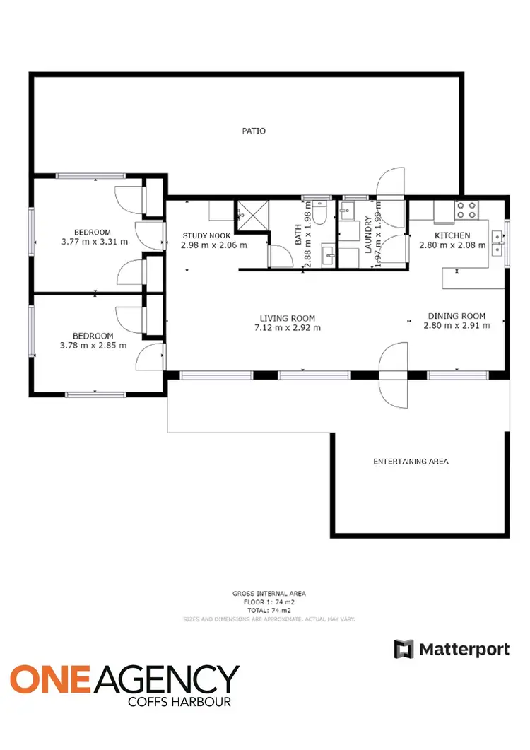 Floorplan of Homely house listing, 13A Dianne Close, Coffs Harbour NSW 2450