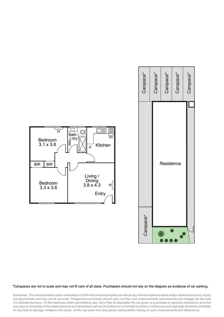 Floorplan of Homely block of units listing, 1-6/46 Gourlay Street, Balaclava VIC 3183
