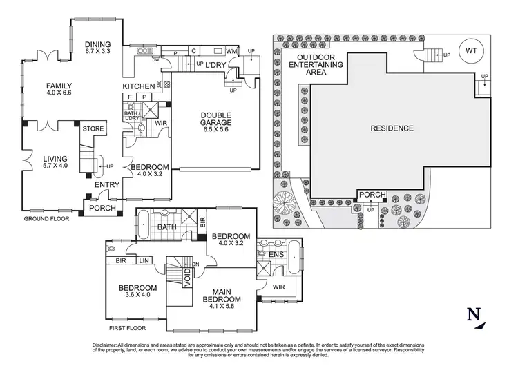 Floorplan of Homely townhouse listing, 8 Mont Close, Doncaster East VIC 3109