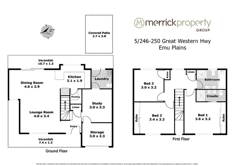 Floorplan of Homely townhouse listing, 5/246-250 Great Western Highway, Emu Plains NSW 2750