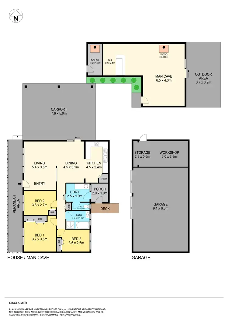Floorplan of Homely house listing, 409 State Forest Road, Ross Creek VIC 3351