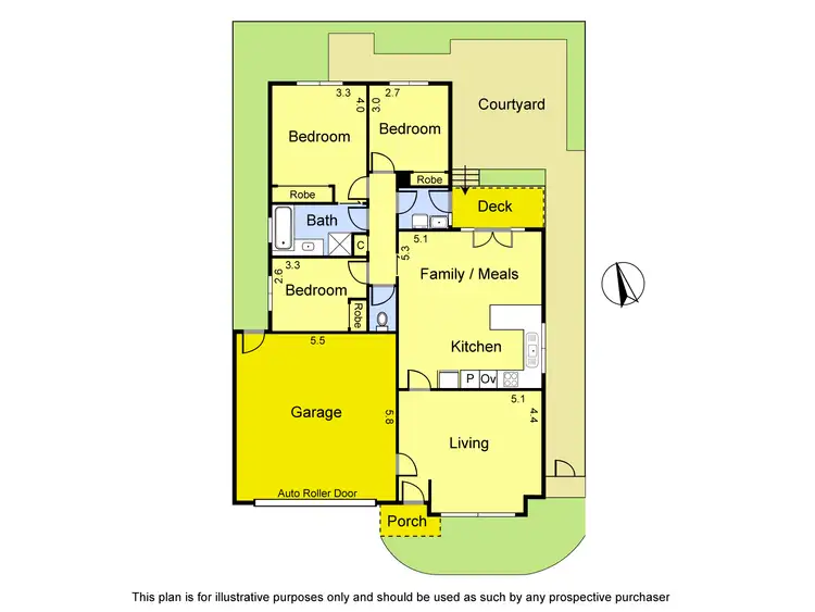 Floorplan of Homely unit listing, 4/4 William Street, Greensborough VIC 3088