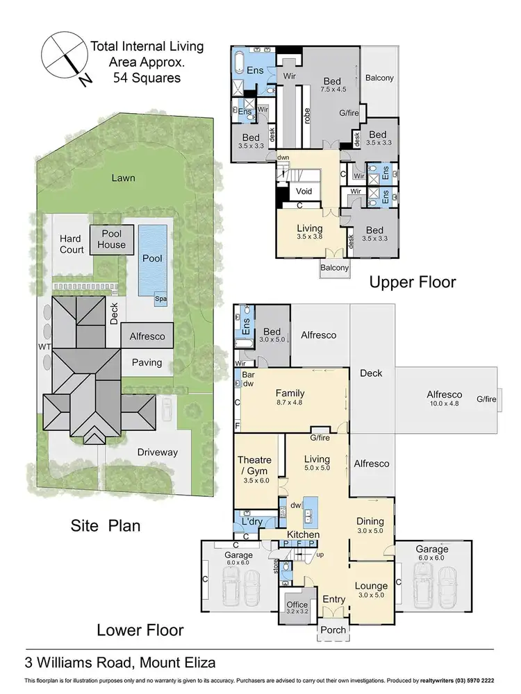 Floorplan of Homely house listing, 3 Williams Road, Mount Eliza VIC 3930