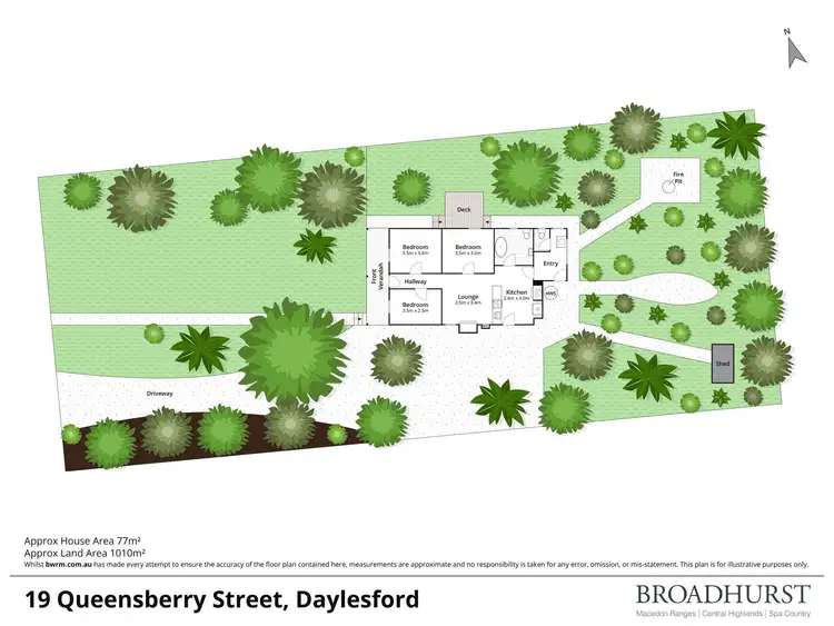 Floorplan of Homely house listing, 19 Queensberry Street, Daylesford VIC 3460