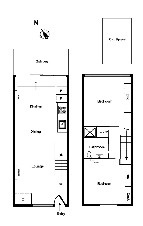 Floorplan of Homely apartment listing, 5/91 Wellington Street, St Kilda VIC 3182