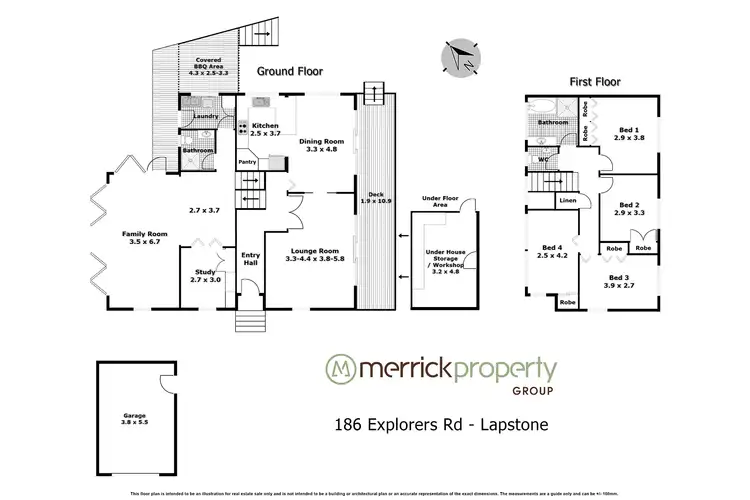 Floorplan of Homely house listing, 186 Explorers Road, Lapstone NSW 2773